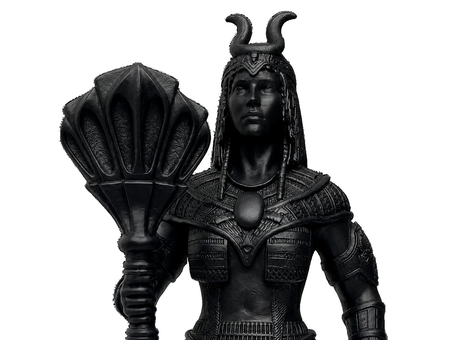 Antique black finish – matte black hand-painted statue PrintableArtForge