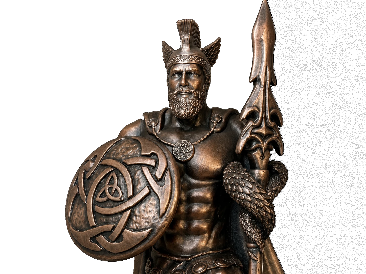 Antique bronze finish – hand-painted bronze statue PrintableArtForge