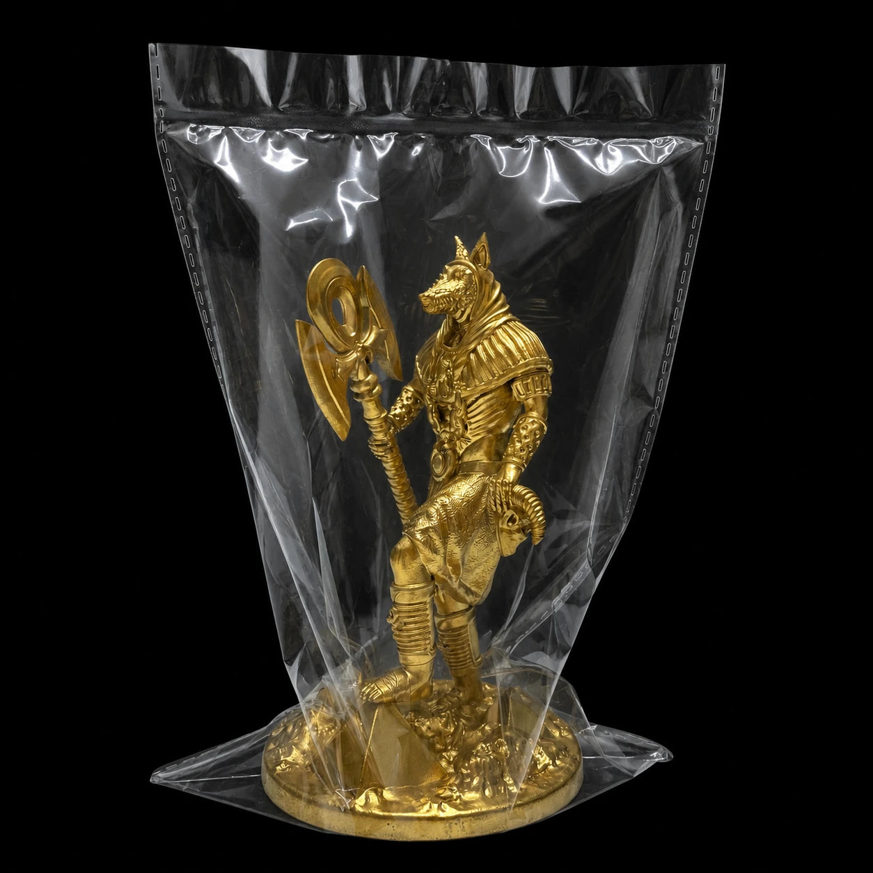 Anubis Egyptian God of the Dead statue – product packaging and unboxing – PrintableArtForge