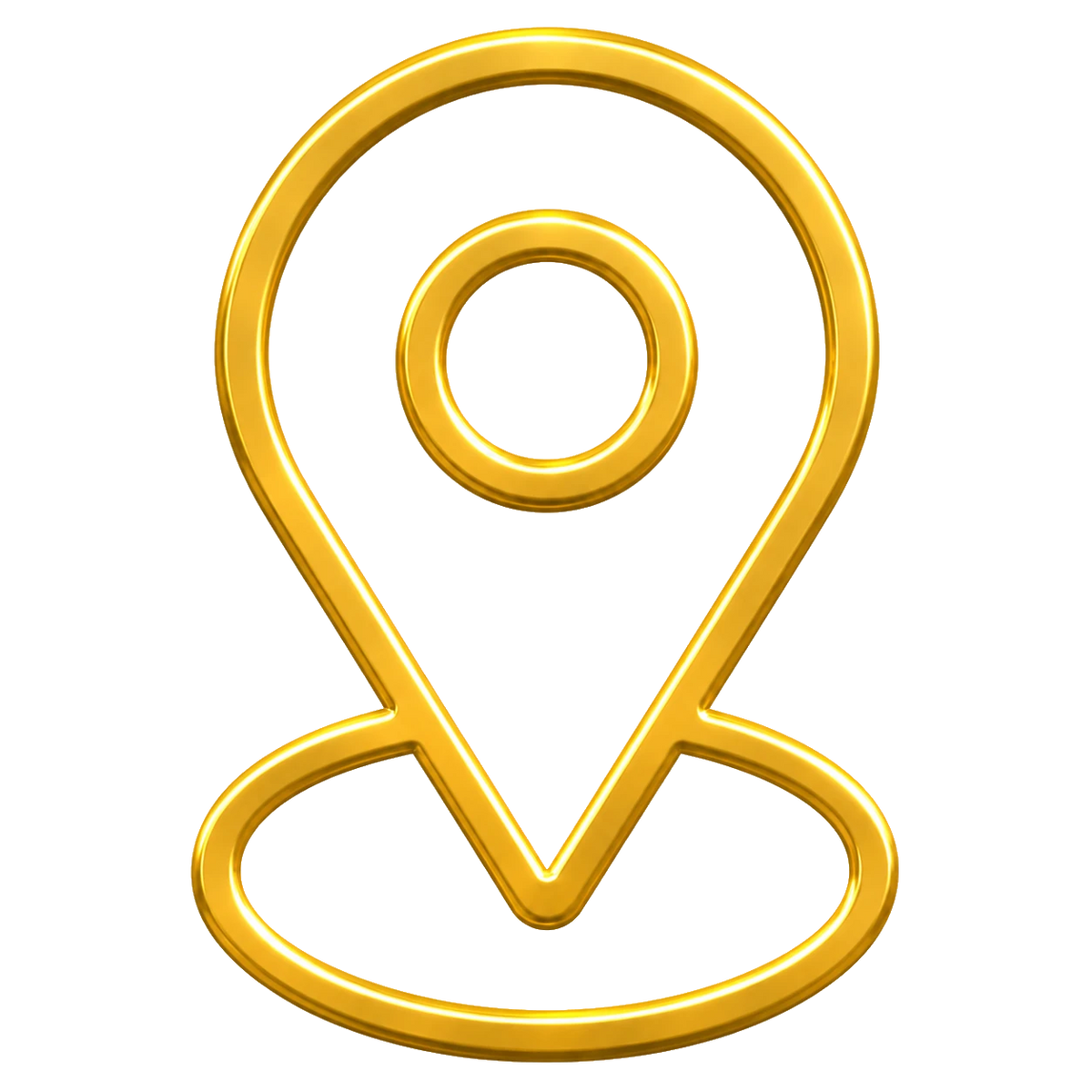 Gold map pin icon – made in Darmstadt Germany PrintableArtForge