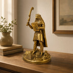 Horus Egyptian Sky God statue – hand-painted SLA resin 15 cm – lifestyle scene altar setting – PrintableArtForge