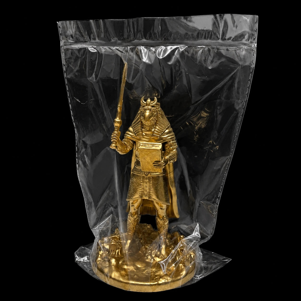 Horus Egyptian Sky God statue – product packaging and unboxing – PrintableArtForge