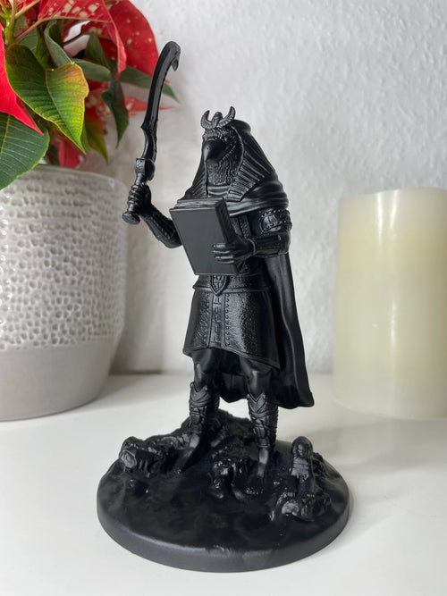 Horus - Egyptian God - Hand-painted Antique Gold Statue - Altar Decoration