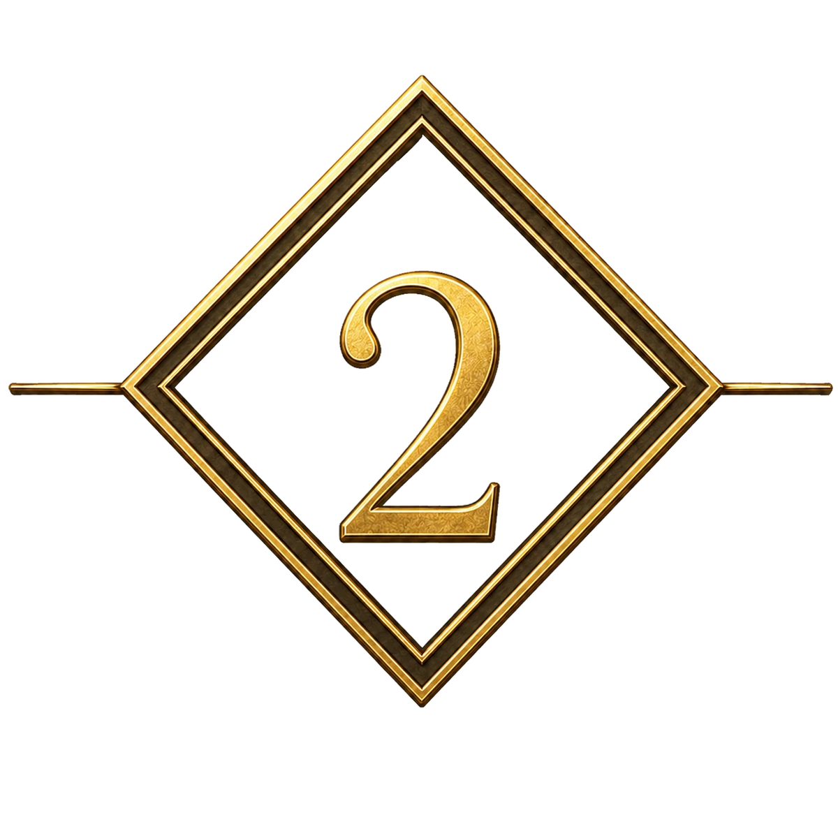 Gold decorative icon – PrintableArtForge website element