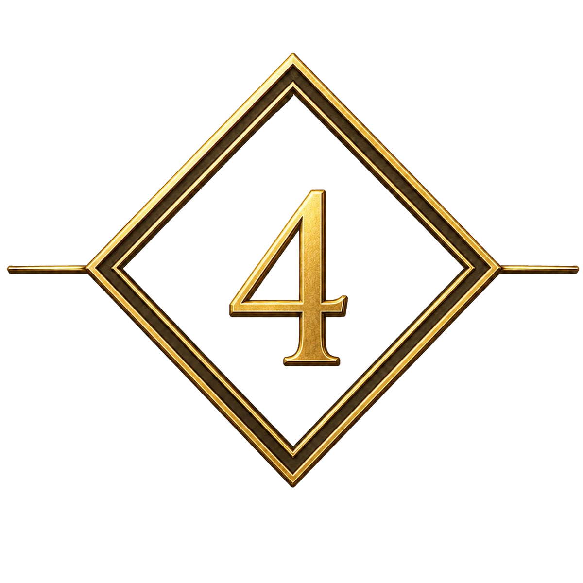 Gold decorative icon – PrintableArtForge website element
