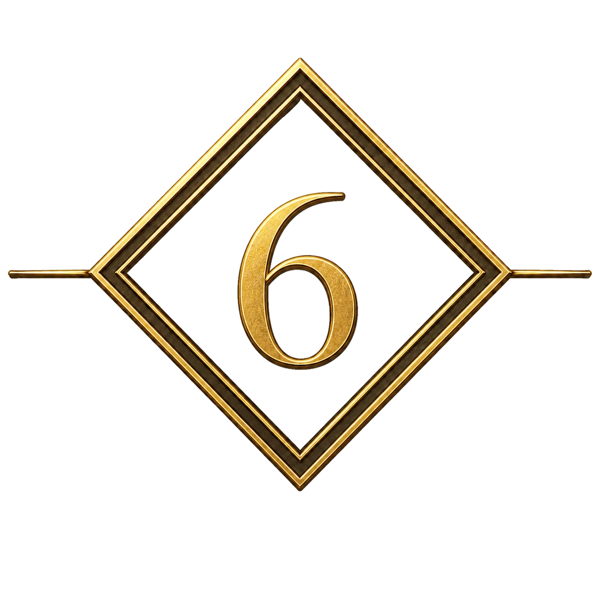 Gold decorative icon – PrintableArtForge website element