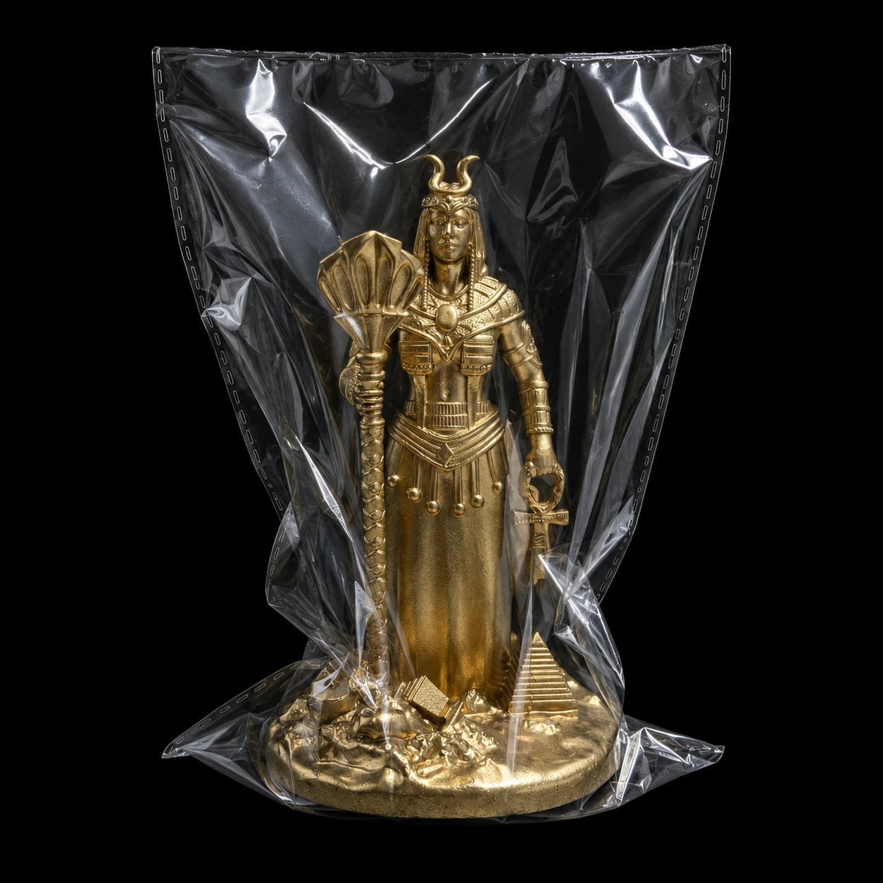 Isis Egyptian Goddess of Magic statue – product packaging and unboxing – PrintableArtForge