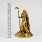 Osiris Egyptian God of Rebirth statue – hand-painted SLA resin 15 cm – size comparison with ruler – PrintableArtForge