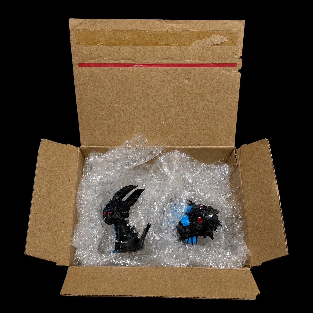 PrintableArtForge multicolor figurine packaging – secure shipping box for FDM 3D printed figures – PrintableArtForge
