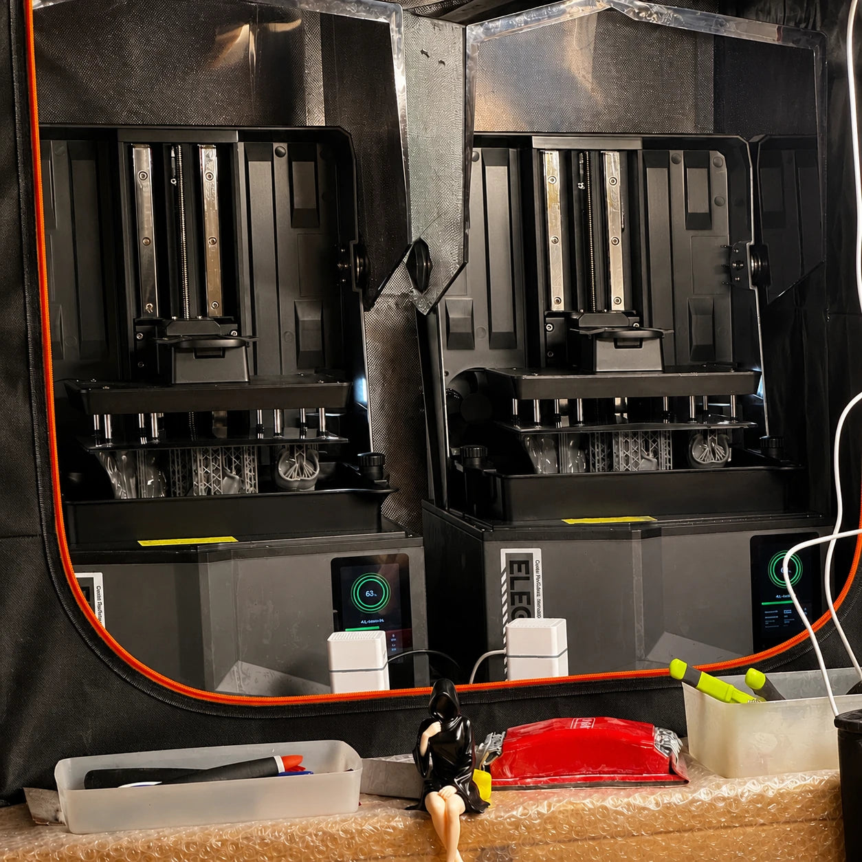 SLA resin print area – PrintableArtForge production process 03