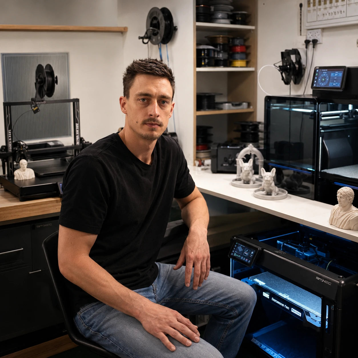 Joel PrintableArtForge founder portrait 02 – PrintableArtForge B2B 3D printing