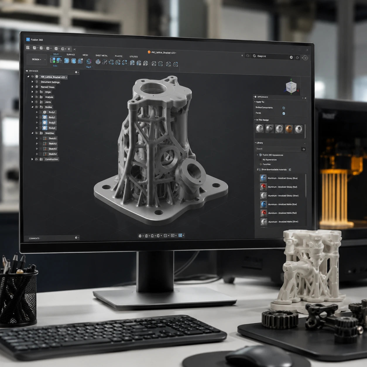 CAD and 3D modeling workflow – PrintableArtForge B2B 3D printing