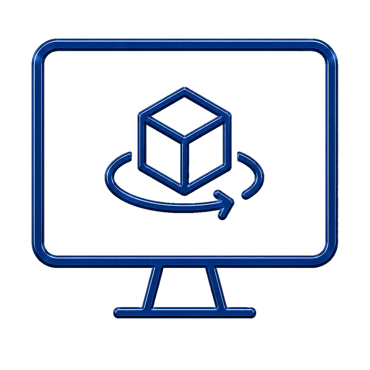 CAD design on monitor – PrintableArtForge B2B 3D printing