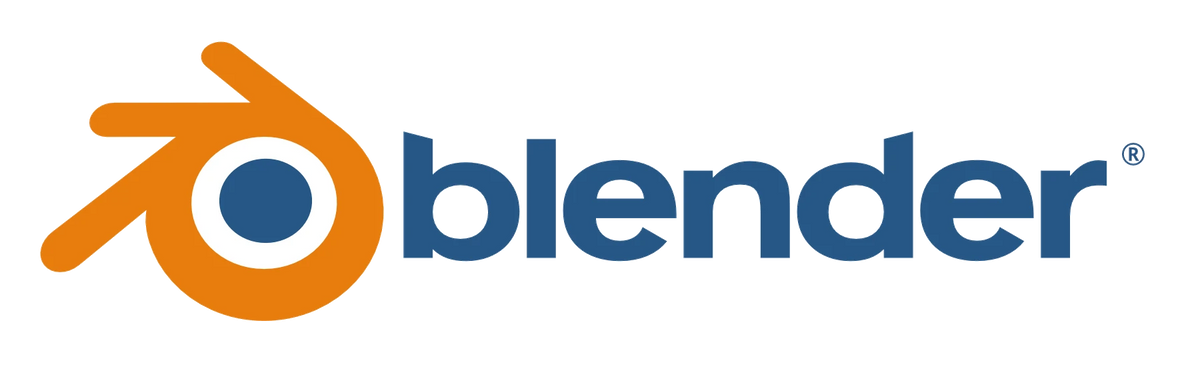 Blender logo – compatible 3D modeling software for STL files – PrintableArtForge